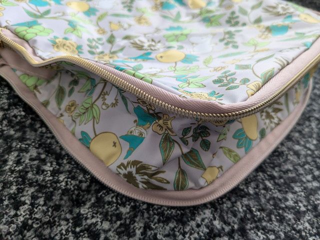 ムーミン圧縮収納ポーチ圧縮するところ