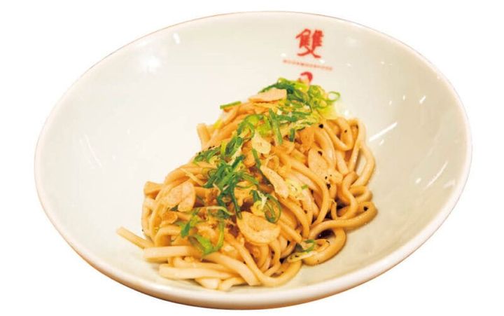 ピリ辛ごま風味台湾和え麺80元。