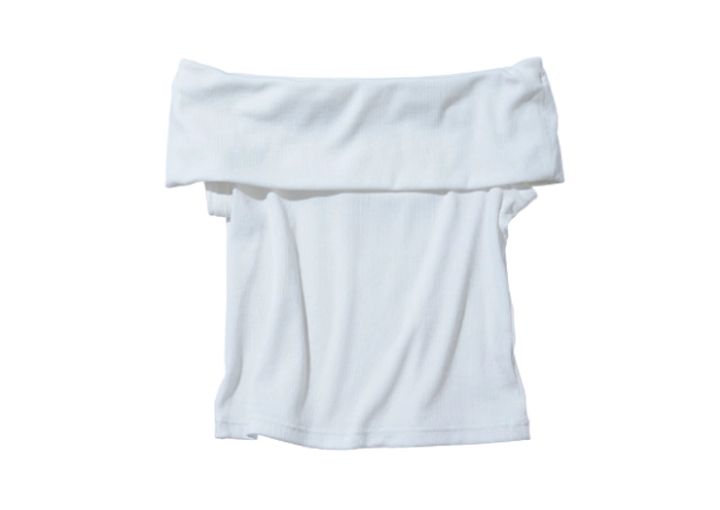 オフショルトップス