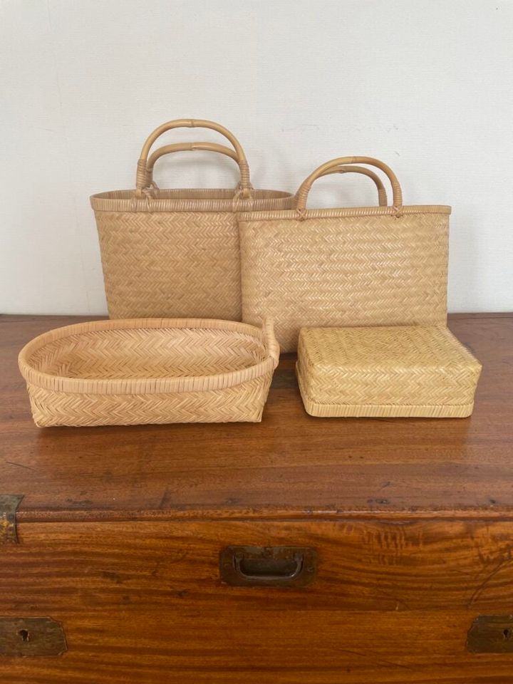 すず竹職人・柴田恵さんが作ったすず竹細工