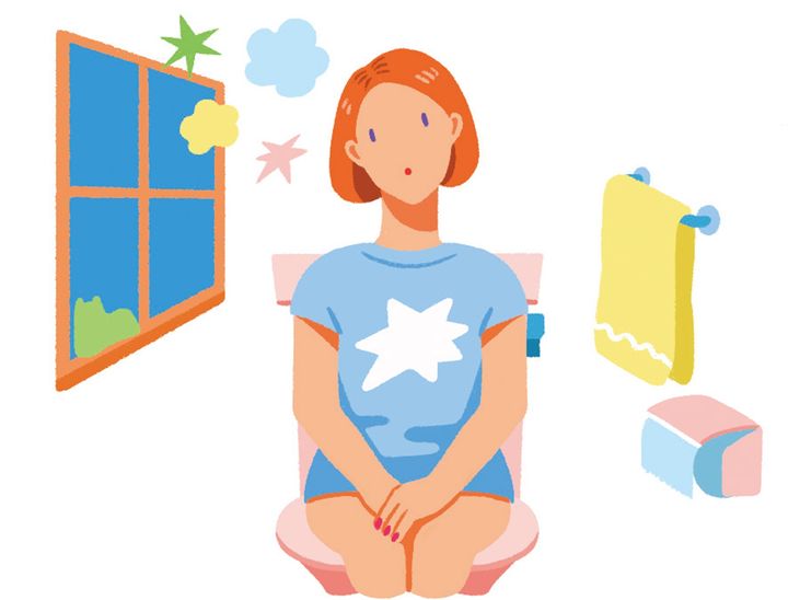 トイレにスマホを持ち込まない。