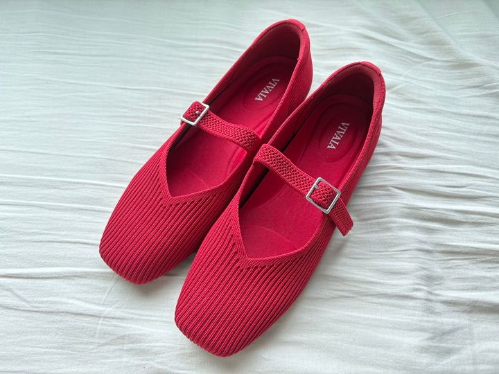 VIVAIA [Margot Mary-Jane] スクエアトゥ メリージェーン フラットシューズ