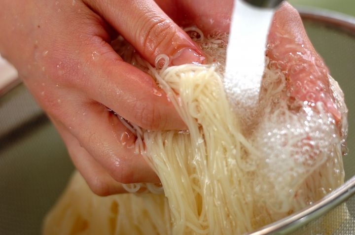 星がかわいい！七夕の日のそうめんの作り方2