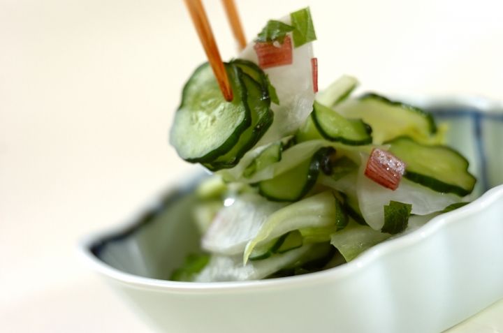 夏の薬味たっぷりの浅漬けの作り方3