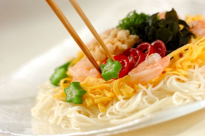 星がかわいい！七夕の日のそうめんの作り方3