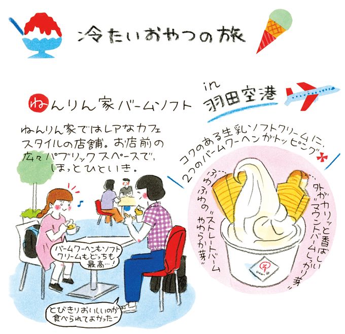 夏休みに「冷たいおやつの旅」はいかが？ 杉浦さやかさんが出会った「旅の途中でおやつ時間」【kodomoe8月号 ウェブ版】の画像1