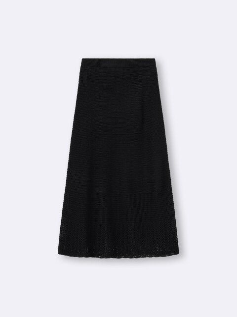 2025夏gu値下げ透かし編みニットスカート