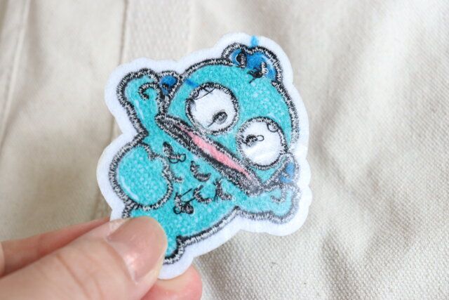 パイルワッペン（ハンギョドン） 接着面