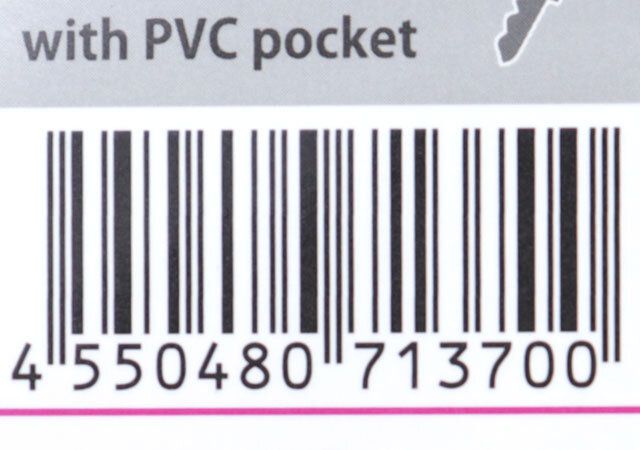 ダイソーのPVCポケット付トートバッグチャームのJANコード