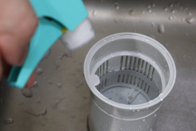 これひとつでつけ置き洗いできるキッチン排水口カゴ 使用例