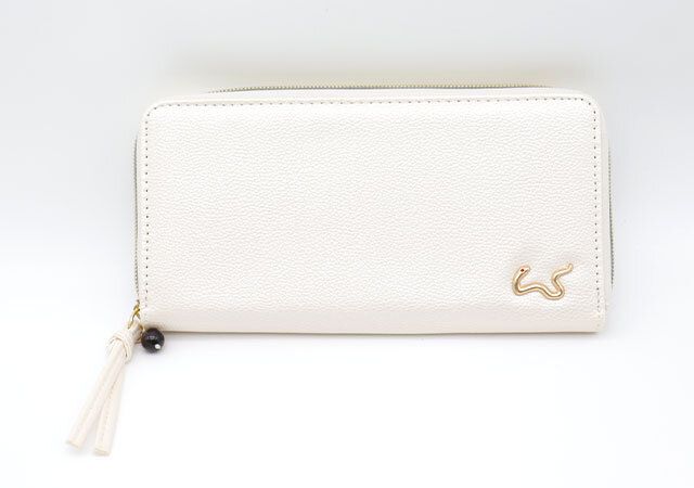 蛇窪神社白蛇長財布