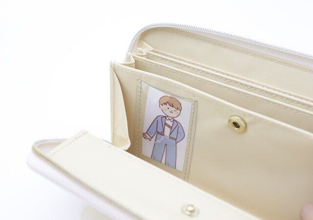 蛇窪神社白蛇長財布夢巳札クリアポケット