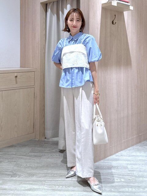 白パンツコーデ5
