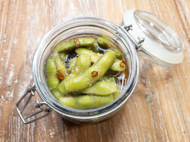 枝豆のピリ辛醤油漬け 完成