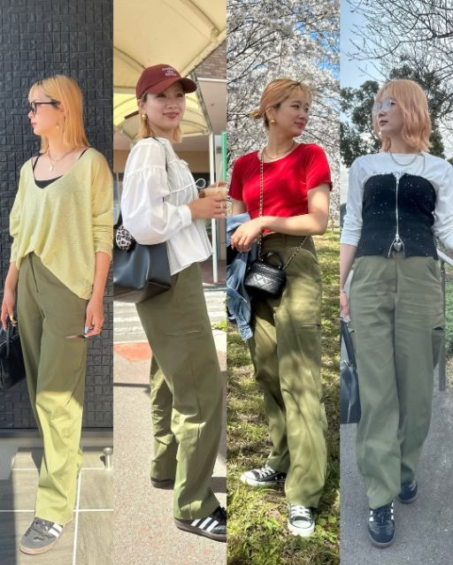 TT＊KAOスリットワークPを着たコーデ