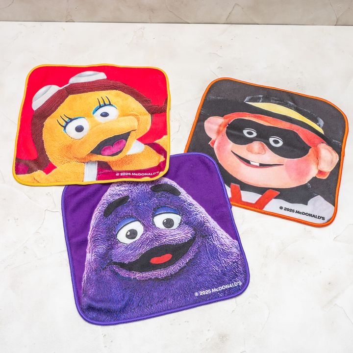 マクドナルドキャラクタータオル