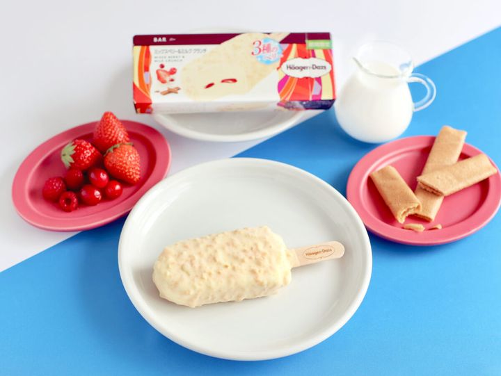 ハーゲンダッツ バー「ミックスベリー＆ミルク クランチ」 イメージ