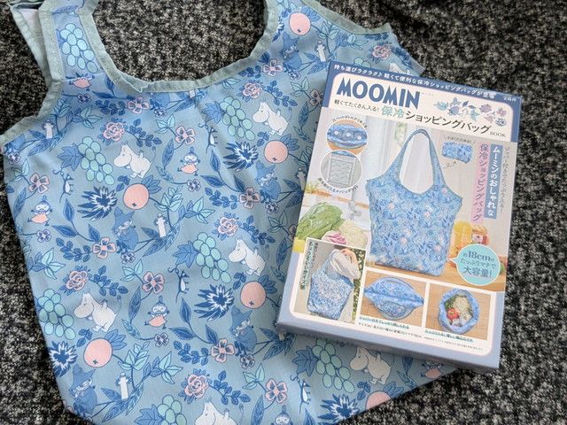 MOOMIN 軽くてたくさん入る! 保冷ショッピングバッグ BOOK