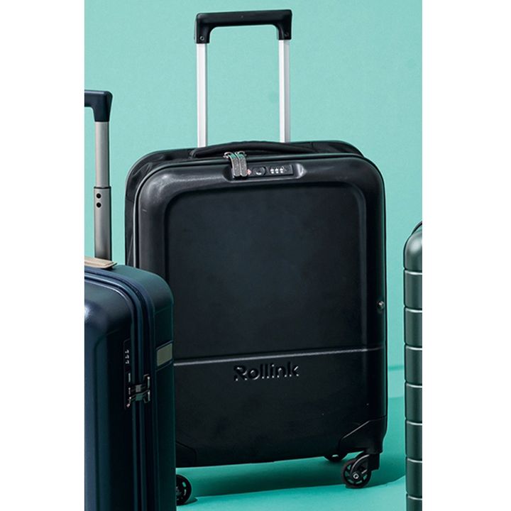 ローリンクの収納場所にも困らない折り畳めるスーツケース