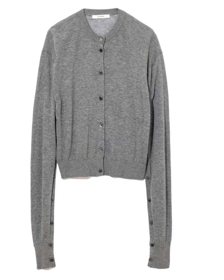 CINOHのボタンスリットカーディガン