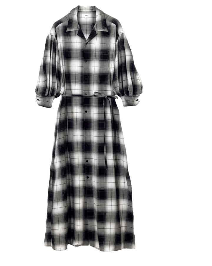 HYKEのチェックワンピース