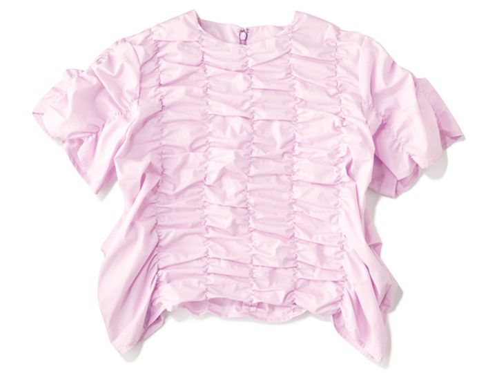 MACHATTのピンクの甘トップス