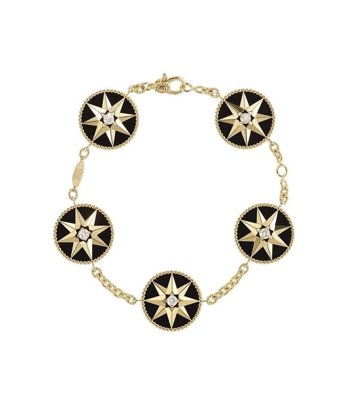 「ローズ デ ヴァン」ブレスレット（YG×ダイヤモンド×オニキス）￥1,450,000