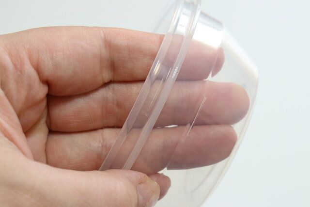 SOLOX生米を1合入れられる食品保存容器 目安線