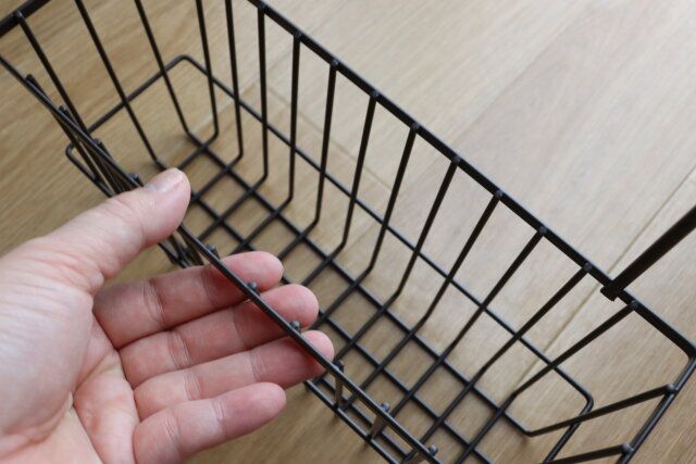 シンク掛けバスケット 素材感