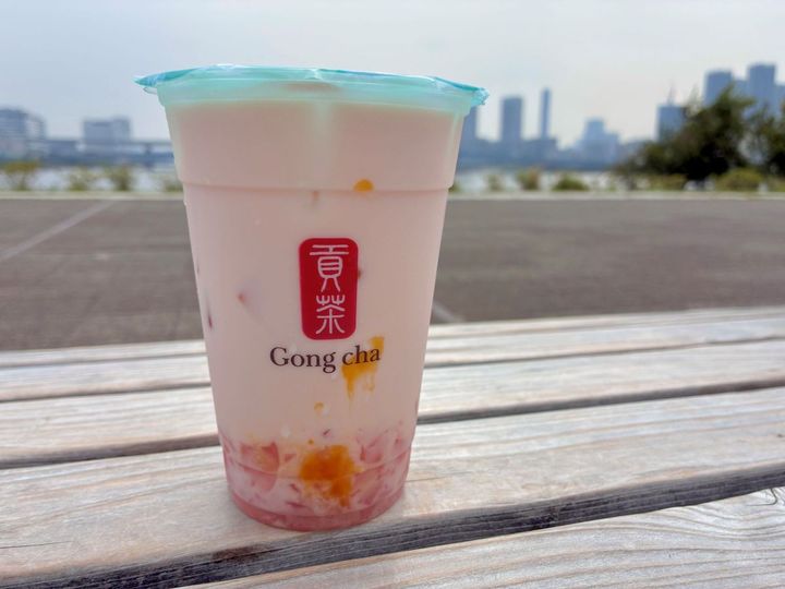 「ドリーミー ピーチ ミルクティー」（ICED/M） 650円