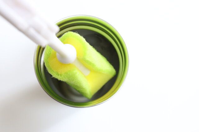 取り替えできるボトル洗いスポンジソフト2P 洗浄