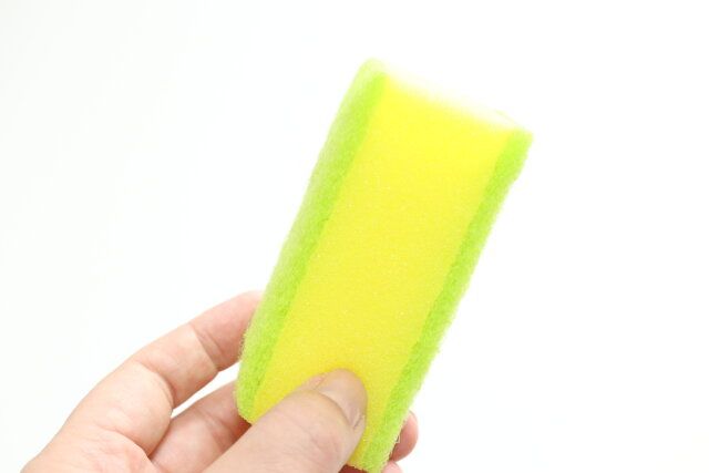 取り替えできるボトル洗いスポンジソフト2P 構造