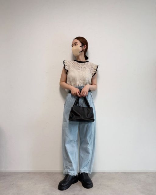 カタフリルスカシニットPOとデニム