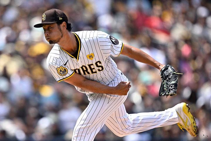 パドレスのダルビッシュ有（C）ロイター／USA TODAY Sports