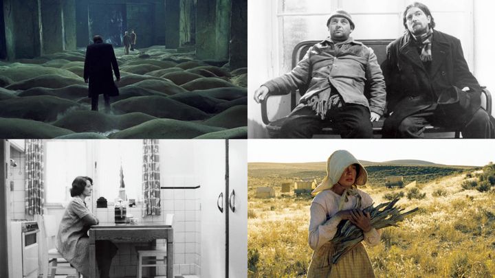 映画『ストーカー』、『サタンタンゴ』、『ジャンヌ・ディエルマン ブリュッセル1080、コメルス河畔通り23番地』、『ミークス・カットオフ』