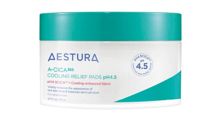 シカ成分を配合し、肌あれに水分補給＆クーリング。AESTURA エイシカ365 クーリングリリーフパッドpH4.5 60枚入 2860円（アモーレパシフィックジャパン）