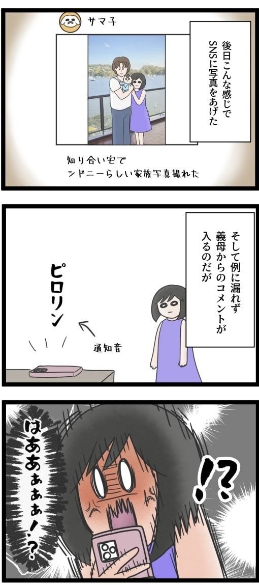 義母のSNSが面倒くさい！／サマ子