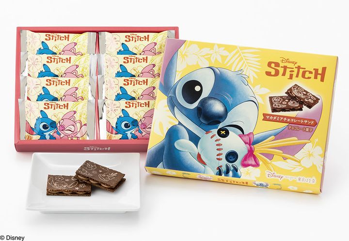 スティッチ／マカダミアチョコレートサンド 8枚入