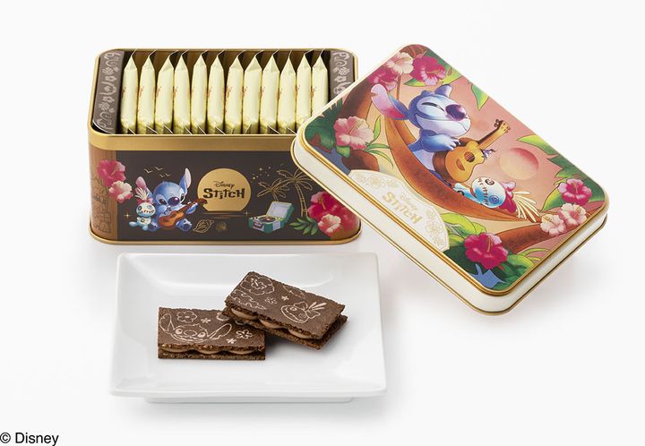 スティッチ／マカダミアチョコレートサンド スペシャル缶(12枚入)