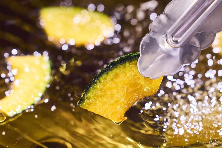 素揚げかぼちゃ