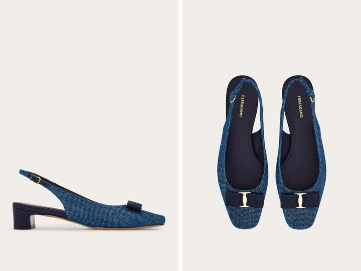 画像: 「スリングバック」[ヒール3cm]￥115,500 出典：フェラガモ