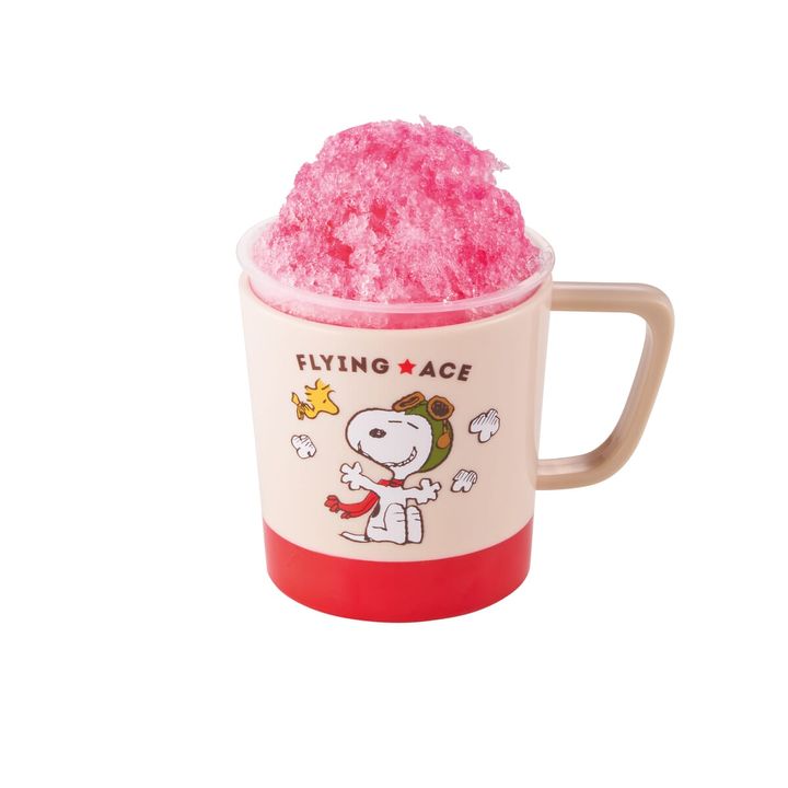 スヌ―ピー・バックロット・カフェ（イチゴ・フラッペ スヌーピーマグカップ付き）