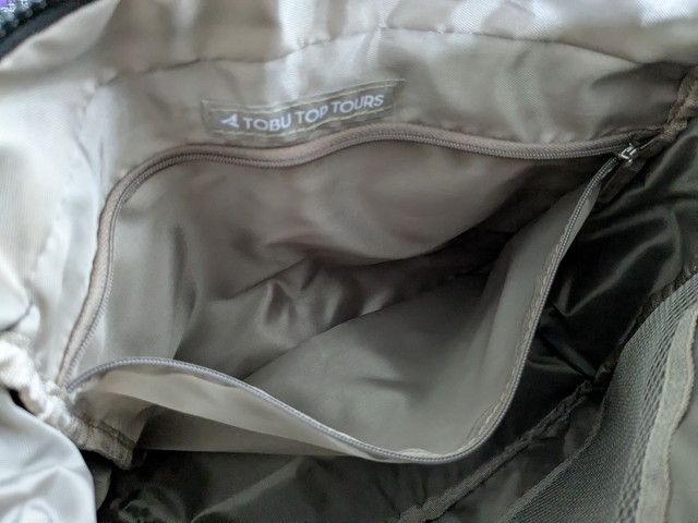 東武トップツアーズショルダーバッグ内ポケット