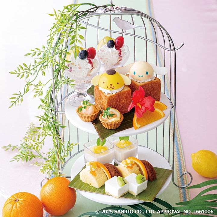 サンリオキャラクターズ ガーデンカフェ「2025 夏季限定メニュー」