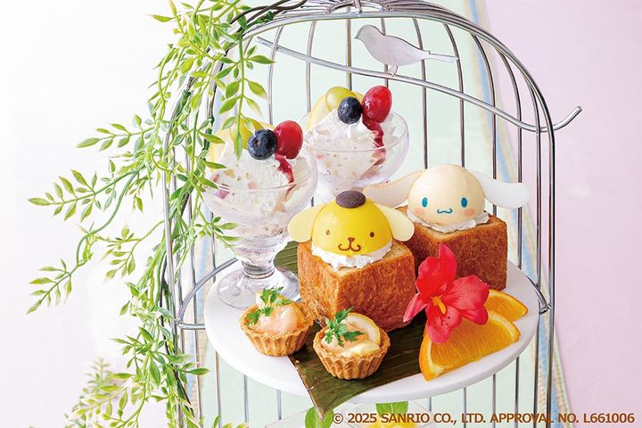 サンリオキャラクターズ リゾートガーデンスイーツスタンド（上段）