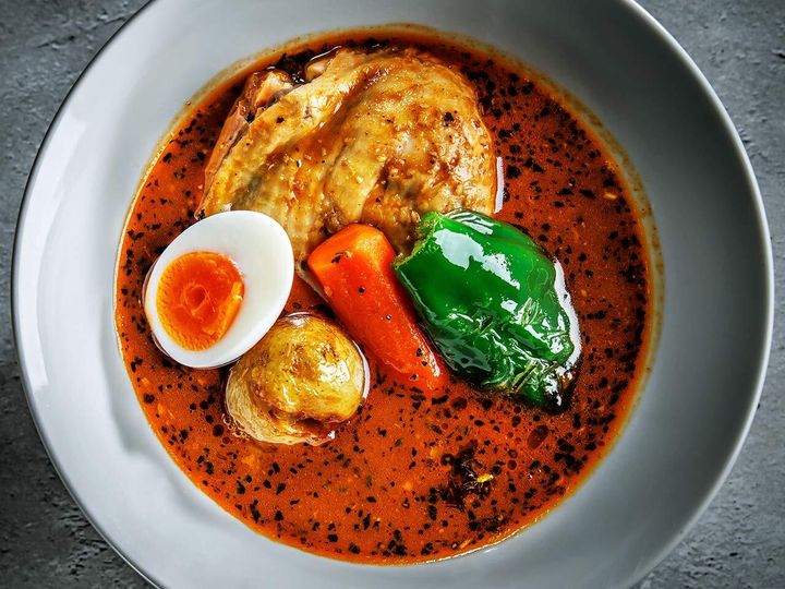 綱島『らっきょ＆Star』の「チキンスープカレー」