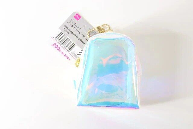 ダイソー ミニリュックバッグチャーム（オーロラ） パッケージ