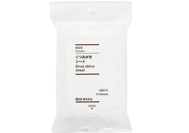 無印良品 携帯用くつみがきシート 12枚入