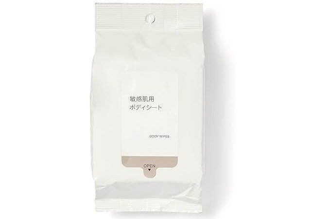無印良品 敏感肌用ボディシート 20枚
