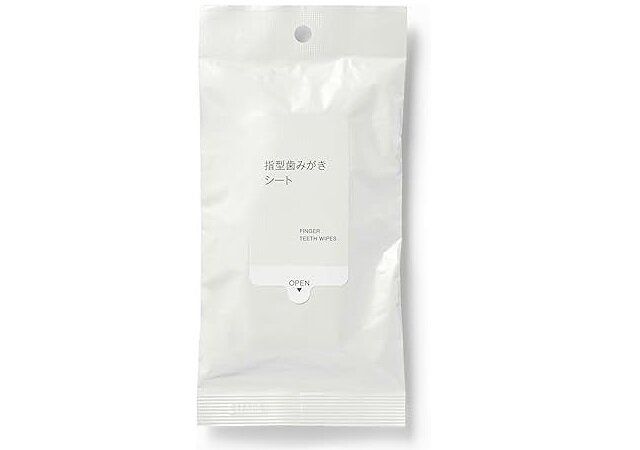 無印良品 指型歯みがきシート 12枚